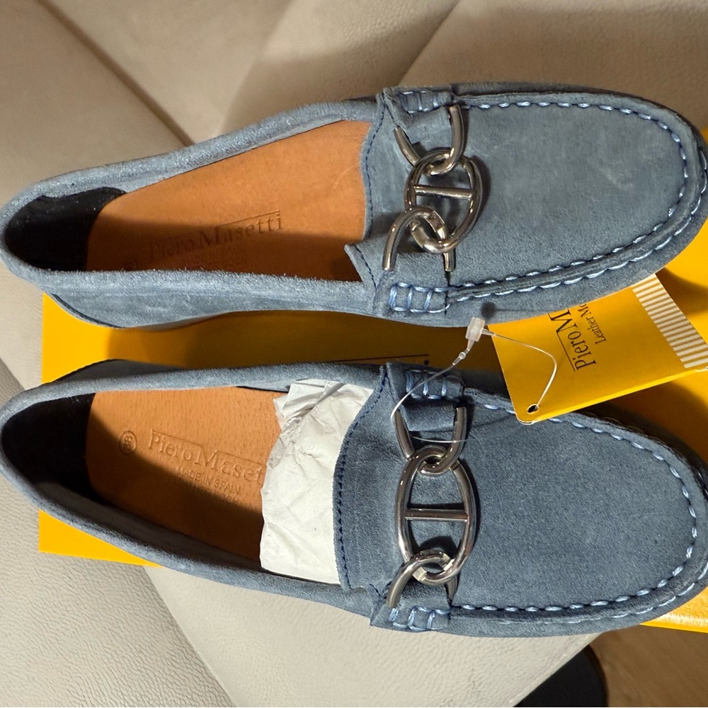 Blue Men's Loafers